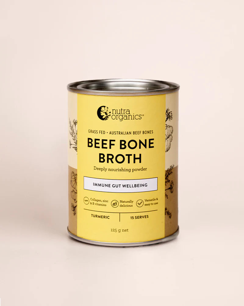 Nutra Natural Beef Bone Broth Powder - Turmeric