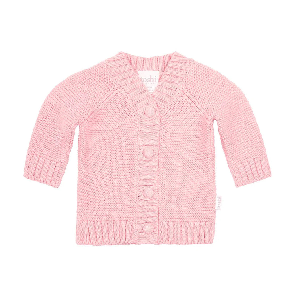 Andy Organic Cardigan Pearl - Toshi