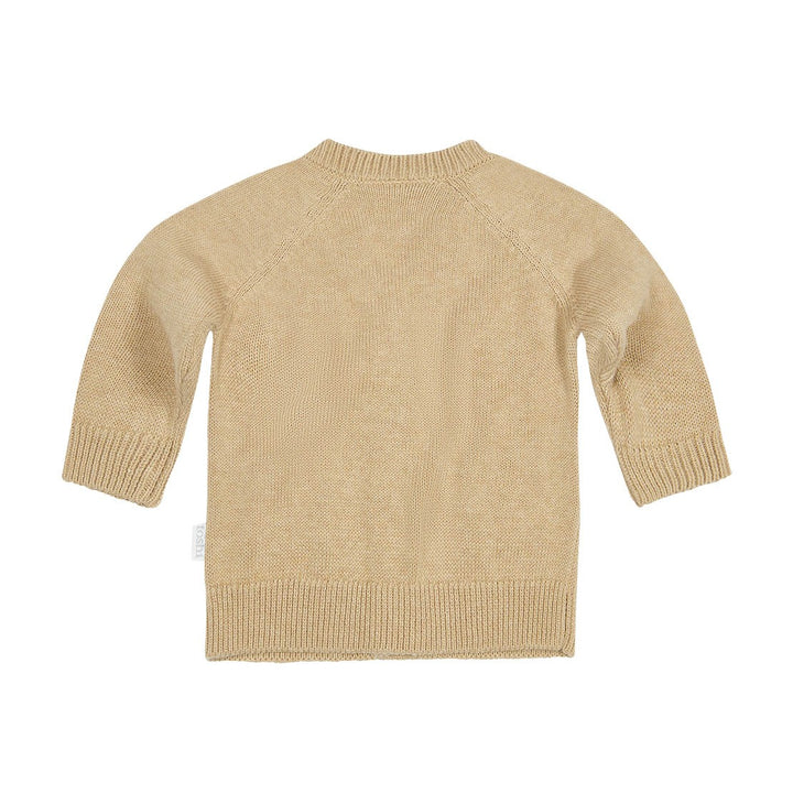 Organic Cardigan Remy Driftwood - Toshi