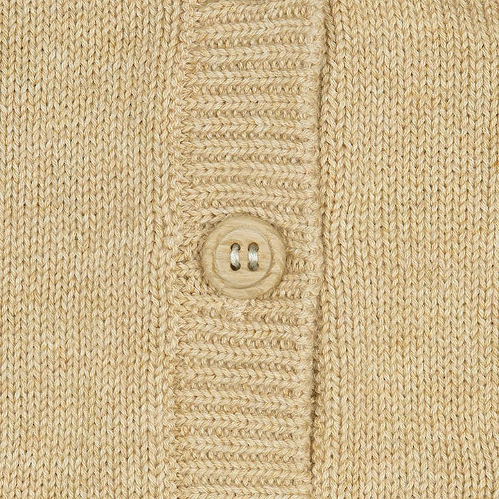 Organic Cardigan Remy Driftwood - Toshi