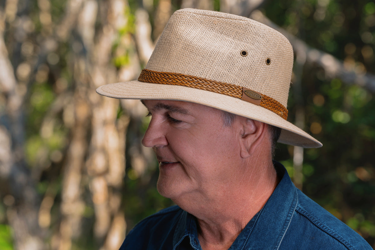 Bayley Drover Linen Hat | Sundaise