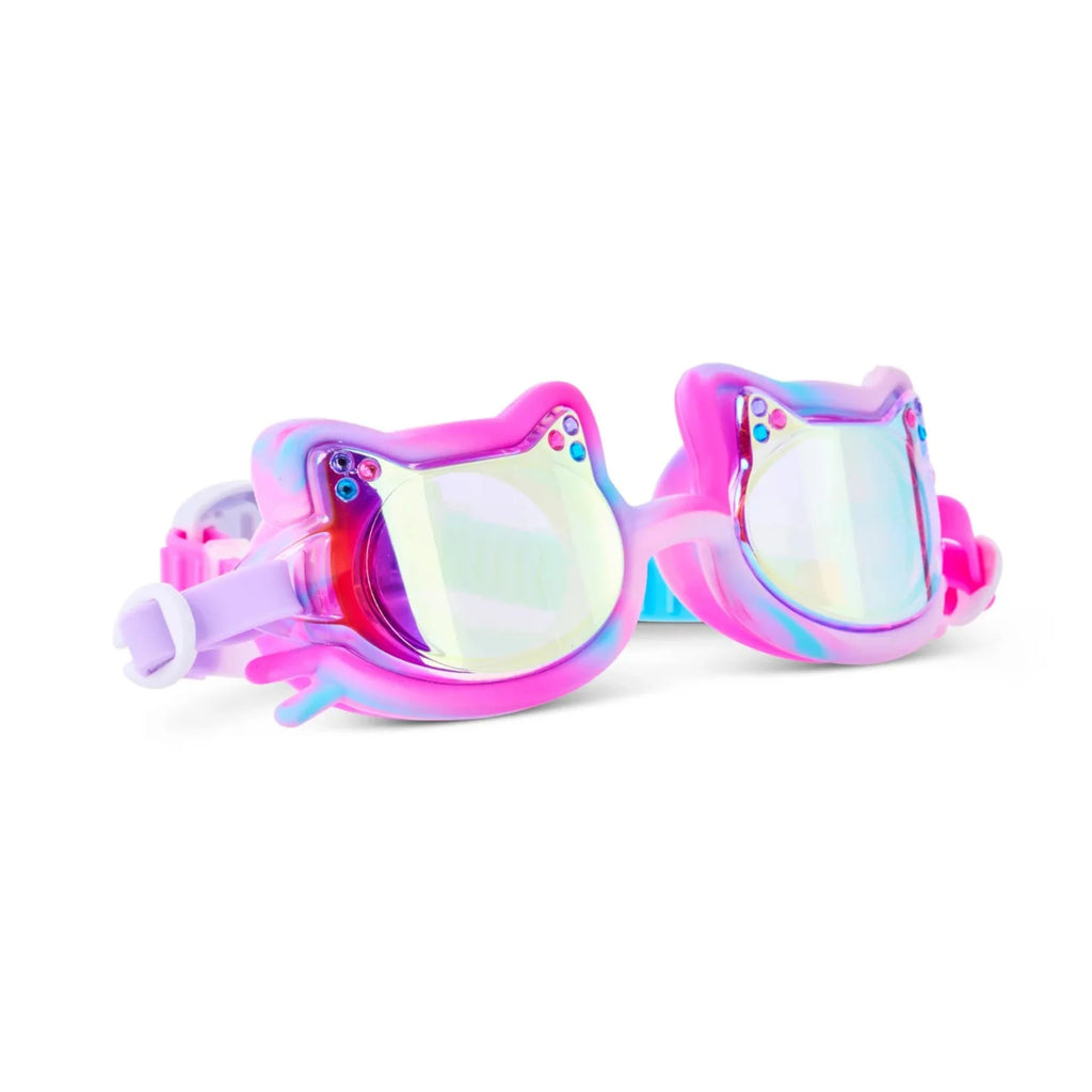 Tie-Dye Meowberry Swim Goggles