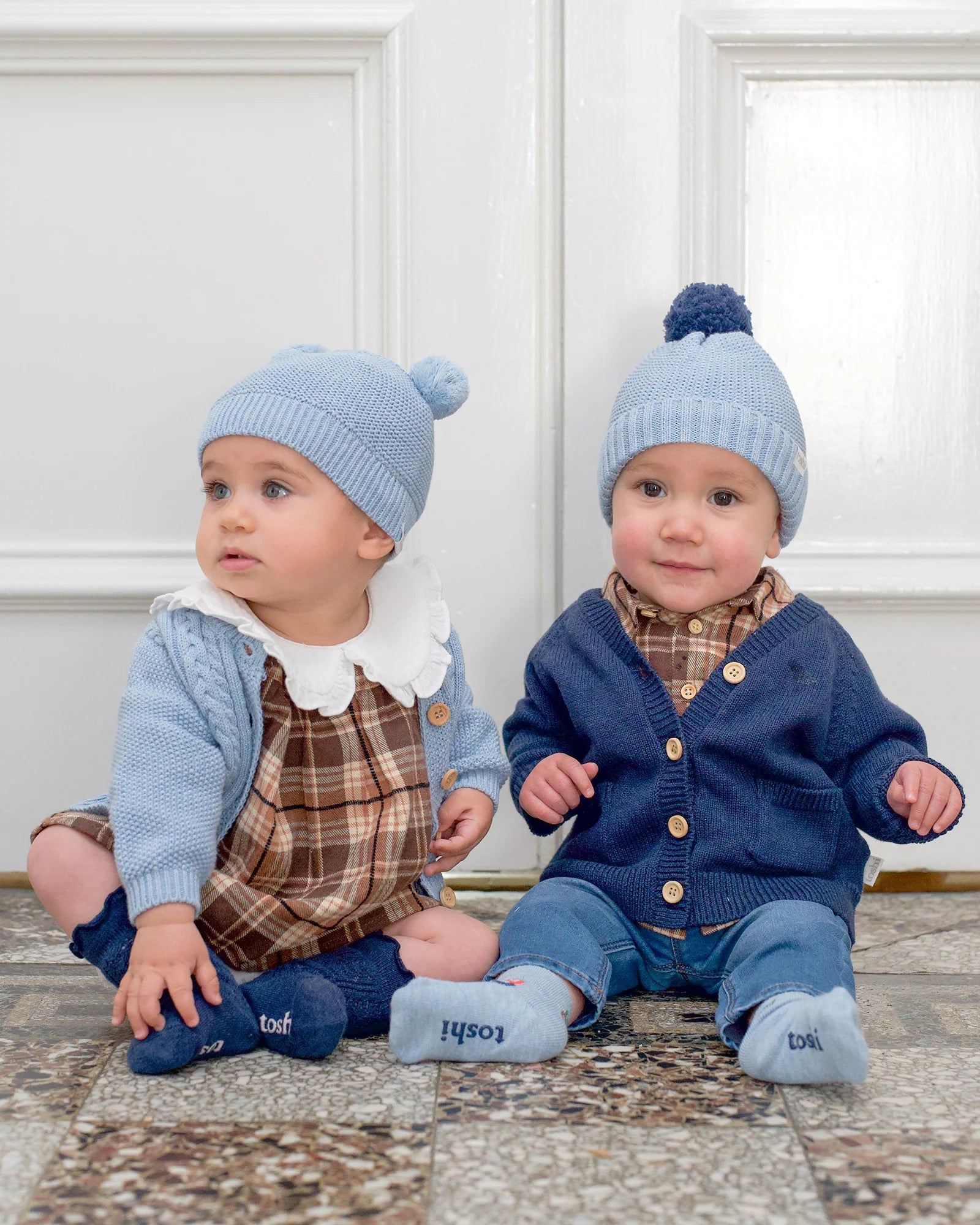 Organic Bobby Beanie - Bluebell