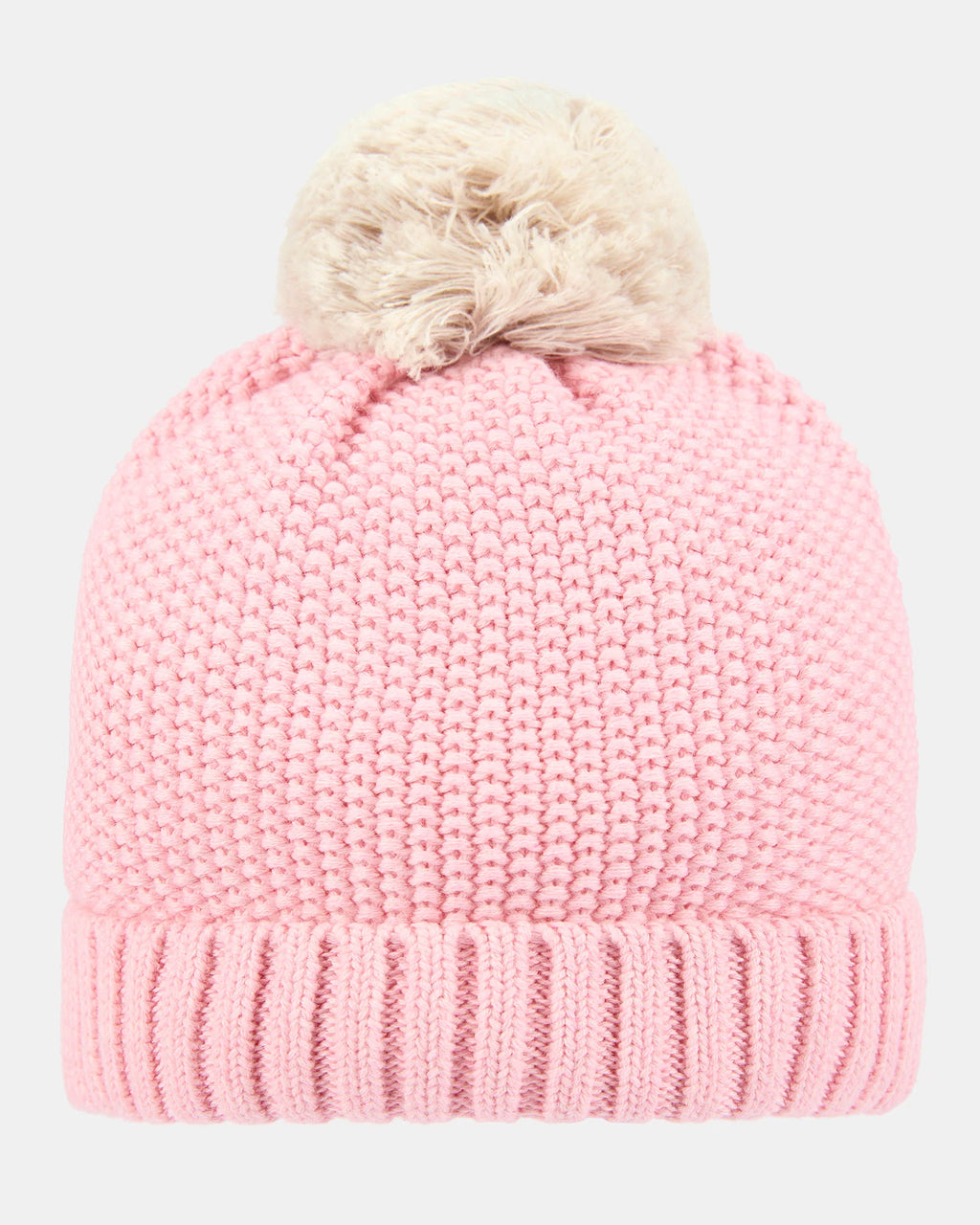 Organic Bobby Beanie - Misty Rose