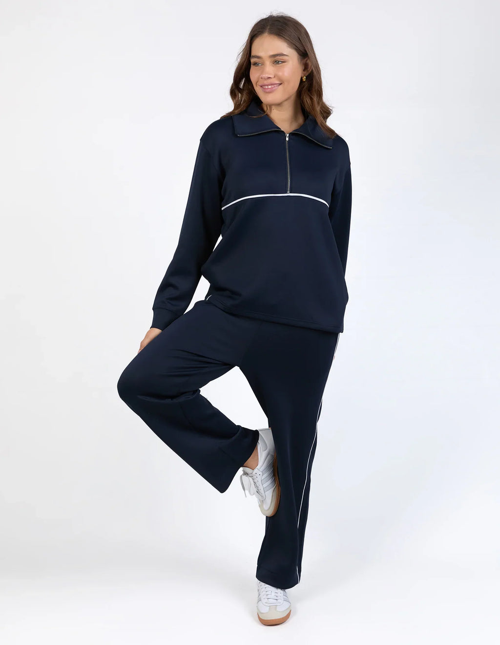 Bonnie Wide Leg | Navy
