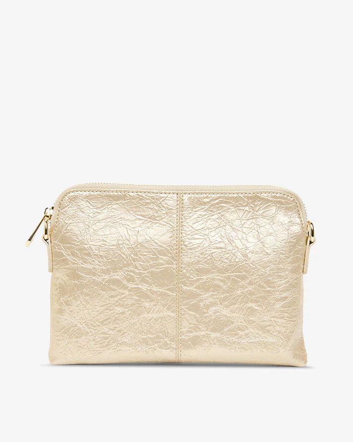 Bowery Crossbody | Light Gold Crinkle