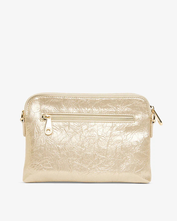 Bowery Crossbody | Light Gold Crinkle