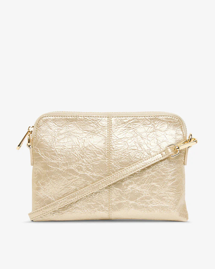 Bowery Crossbody | Light Gold Crinkle