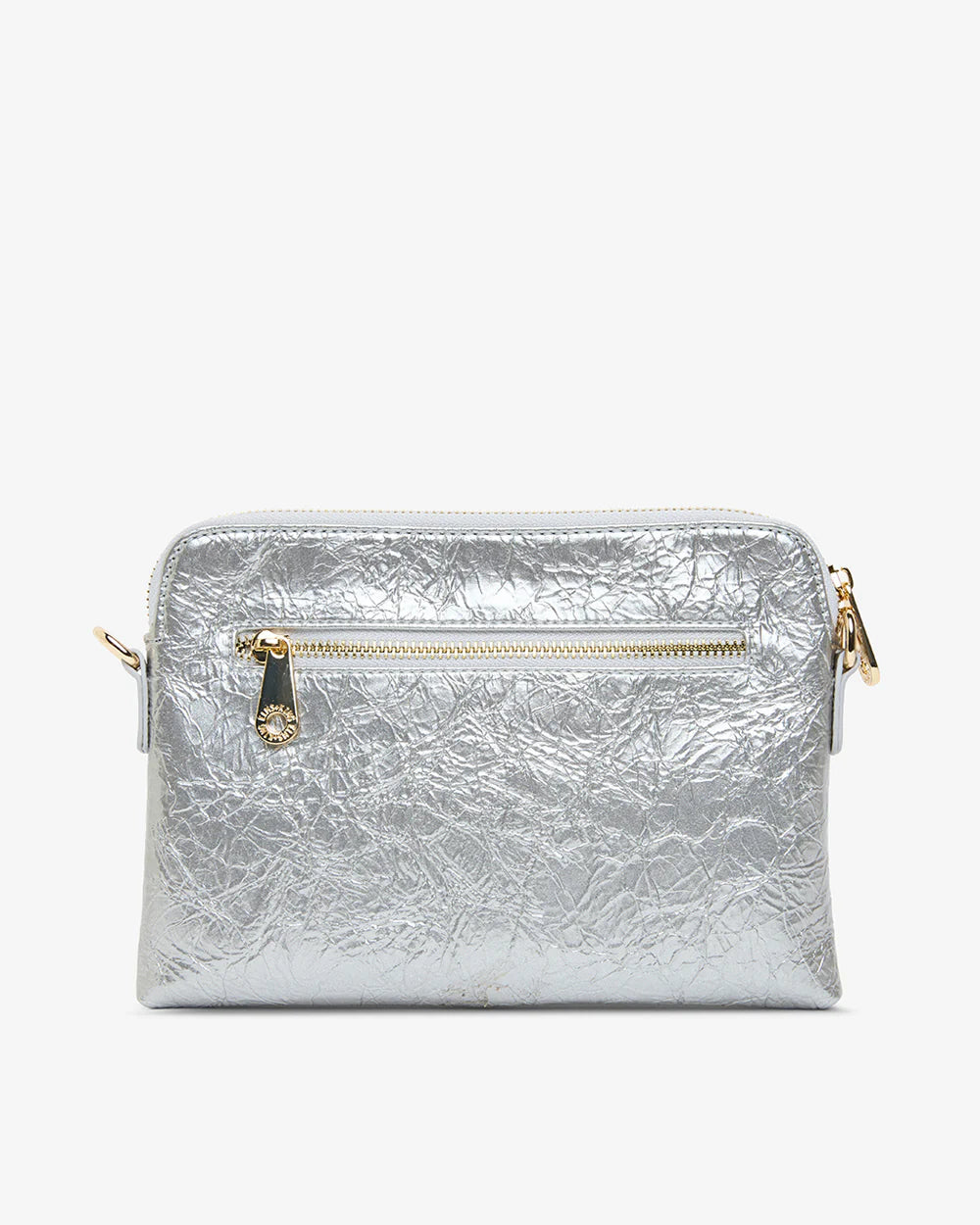 Bowery Crossbody | Silver Crinkle