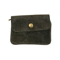 Suede Coin Purse | Khaki