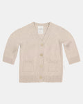 Organic Cardigan Remy - Oatmeal