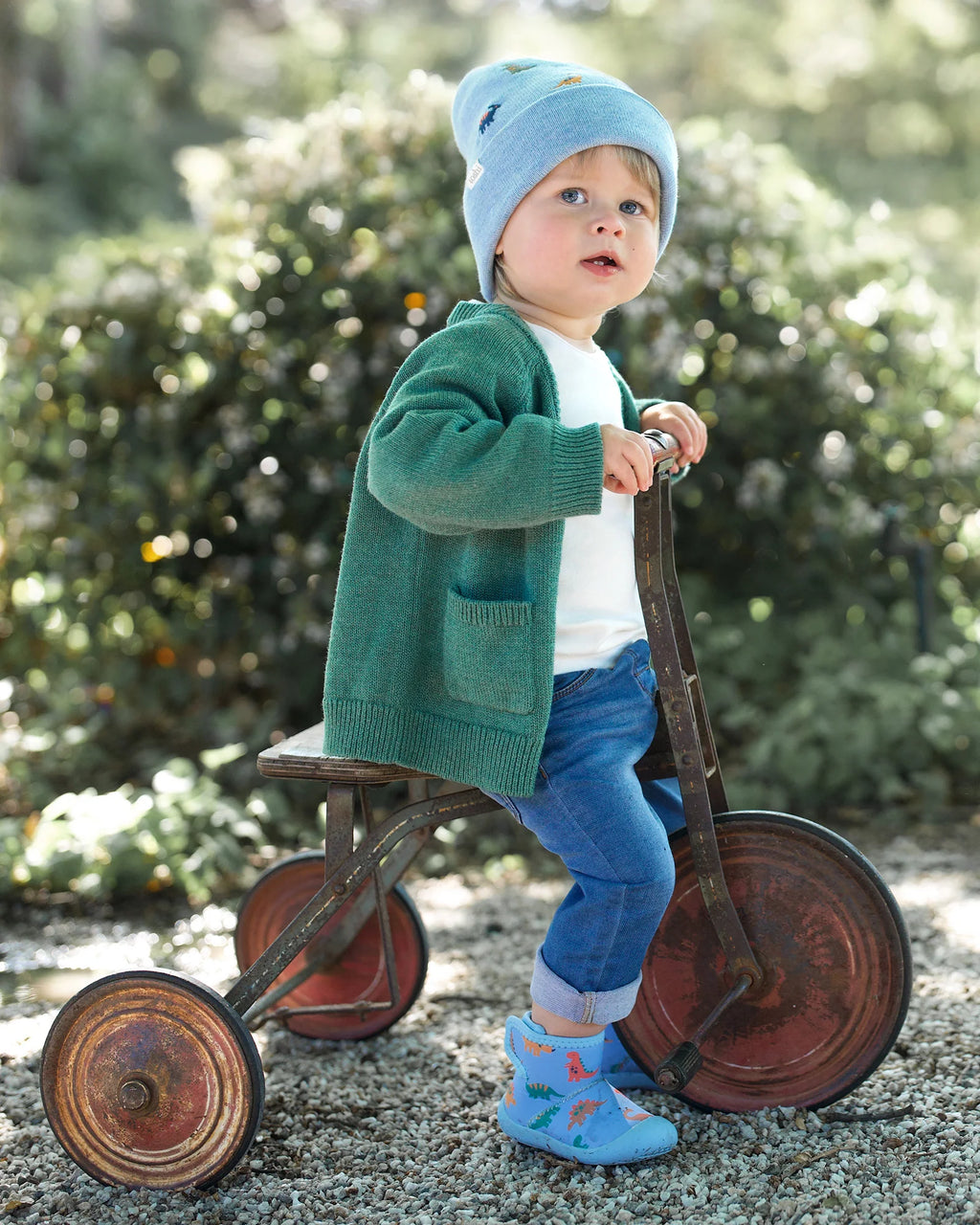 Organic Cardigan Remy - Teal
