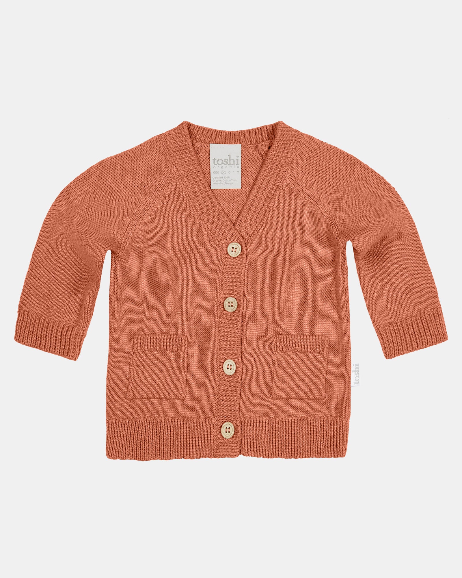 Organic Cardigan Remy - Tumbleweed