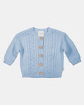 Organic Cardigan Yummy - Bluebell