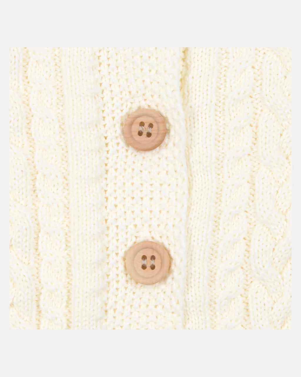 Organic Cardigan Yummy - Cream