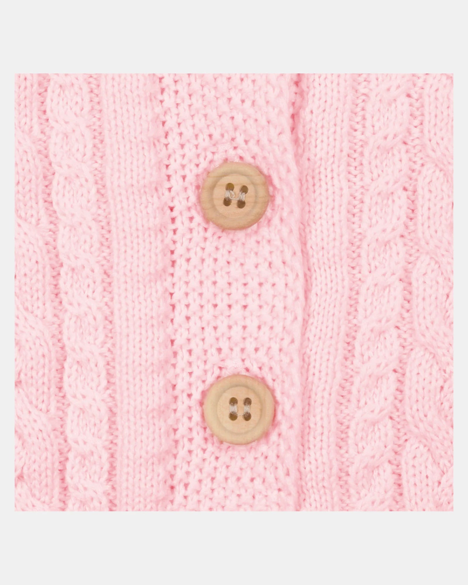 Organic Cardigan Yummy - Misty Rose