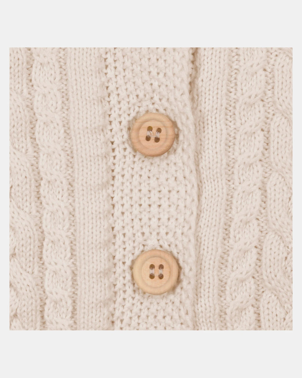 Organic Cardigan Yummy Oatmeal