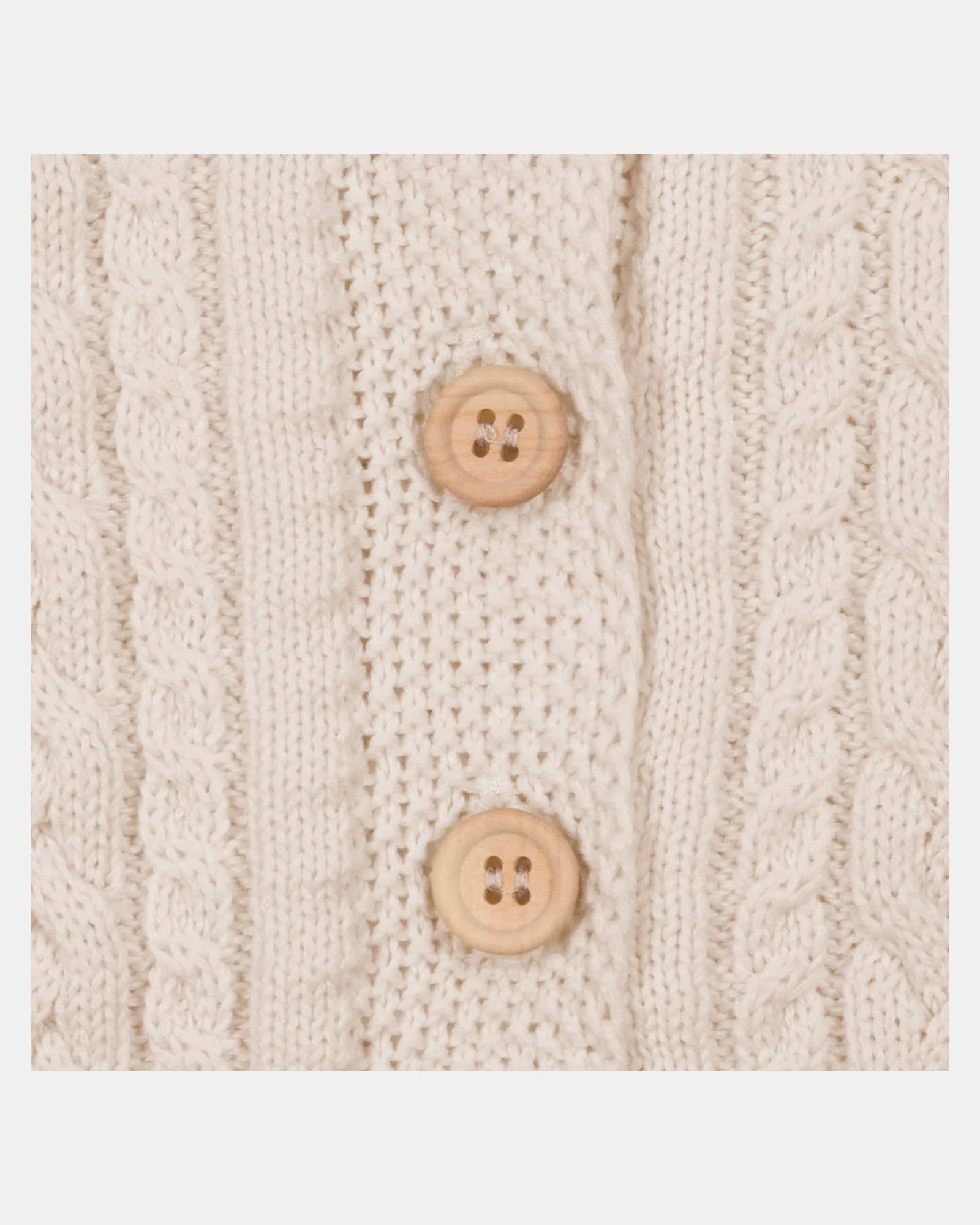 Organic Cardigan Yummy Oatmeal