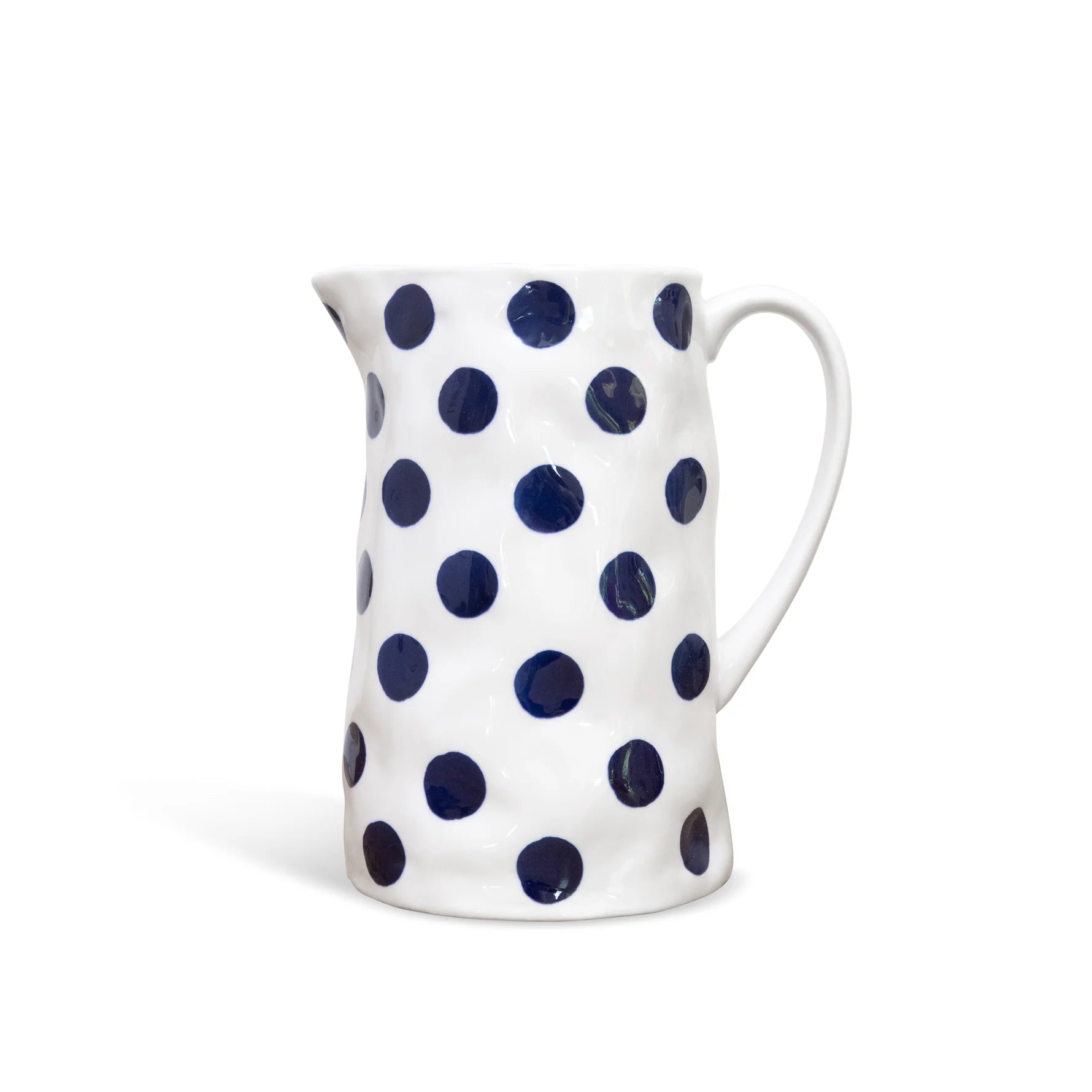 NOSS Ceramic Medium Jug - Navy Spots