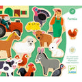 24 piece Wooden Magnetic Farmix Set