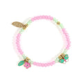 Lila Beaded Charm Bracelet