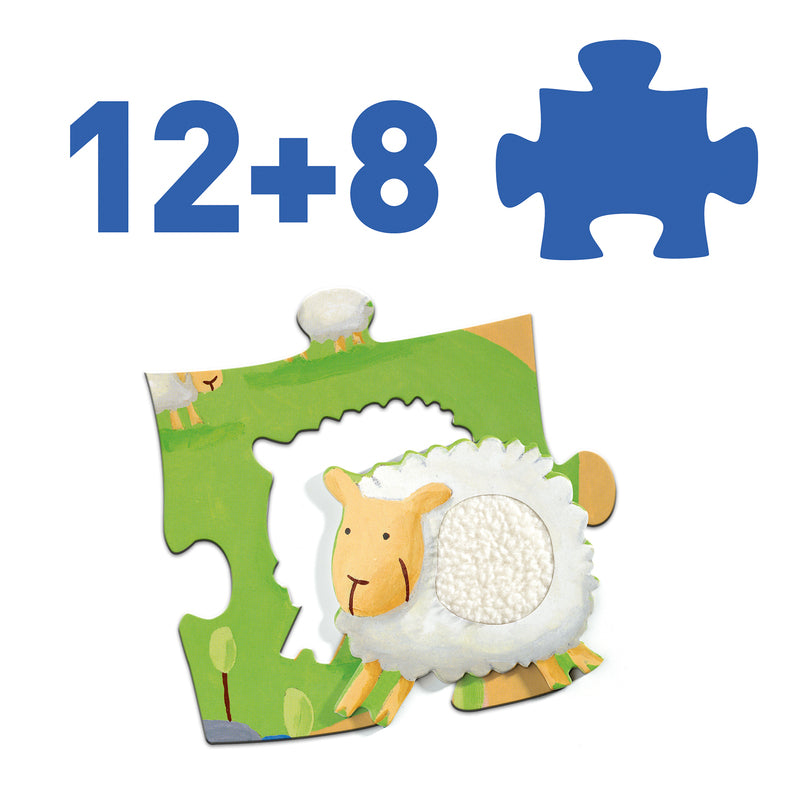 Tactile Farm 20 piece Giant Puzzle