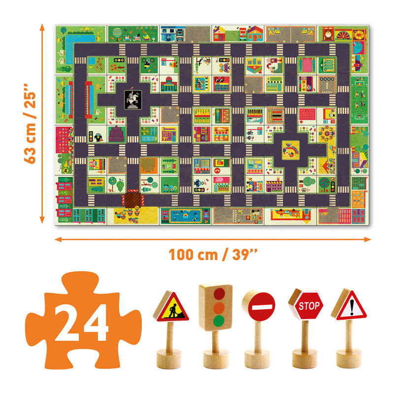 Pop To Play Puzzle - City Road