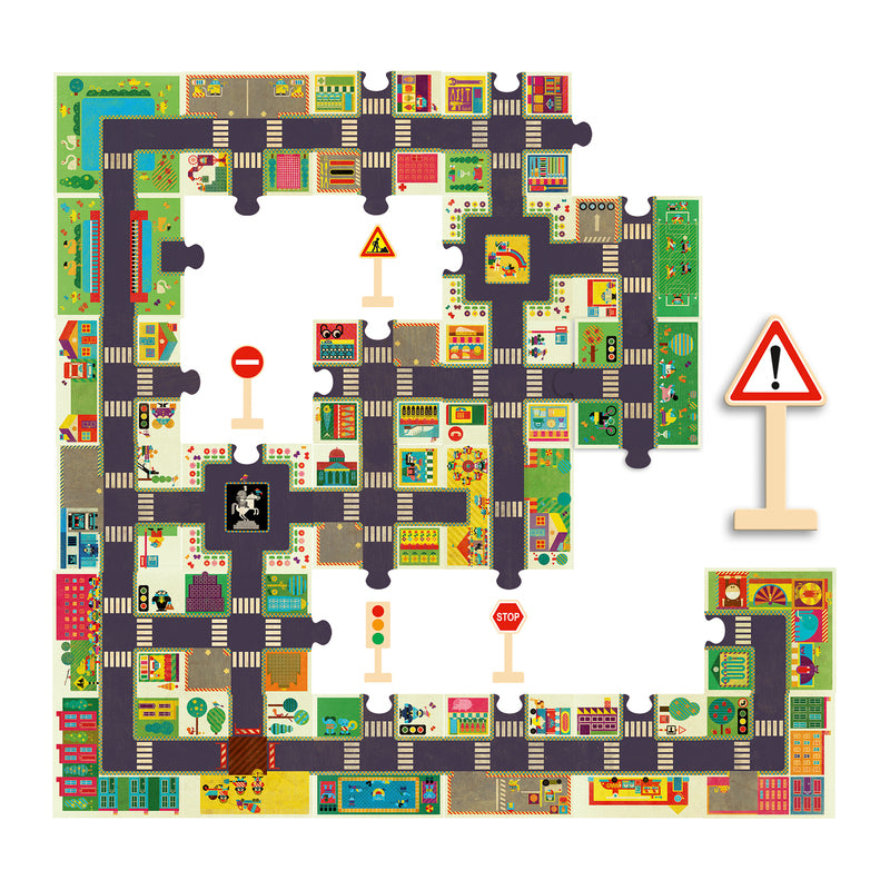 Pop To Play Puzzle - City Road