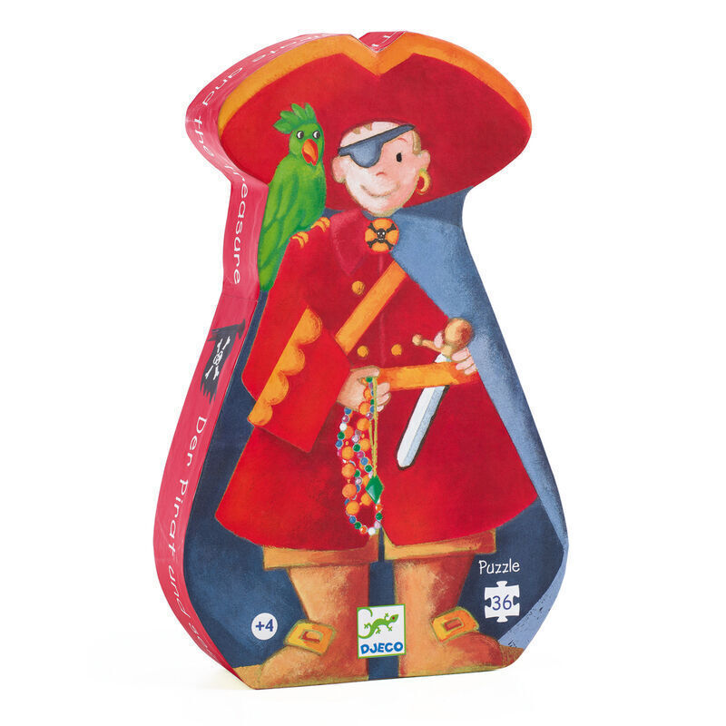 Pirate And Treasure 36 piece Silhouette Puzzle