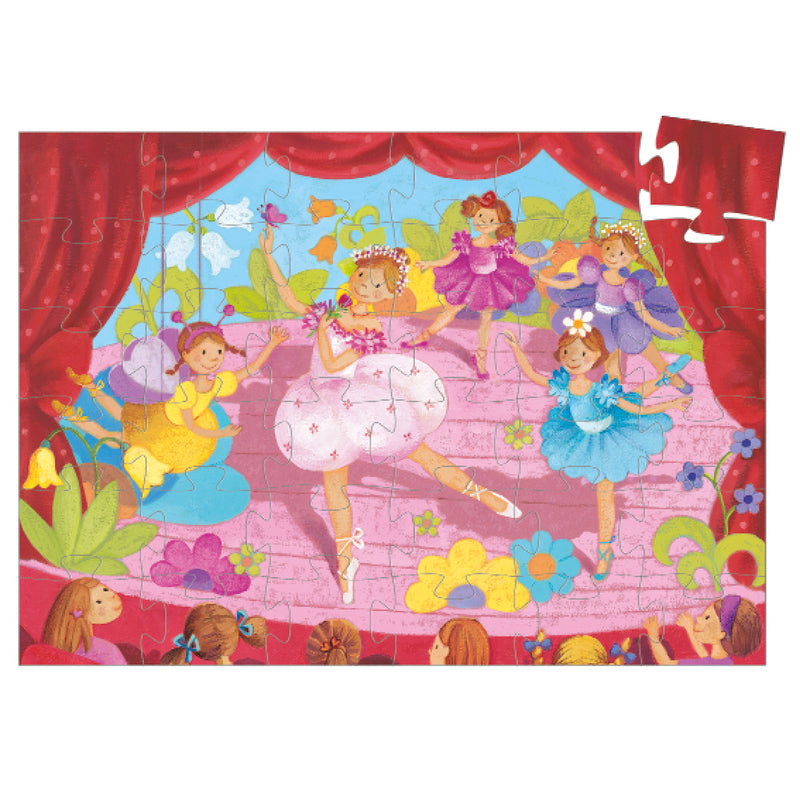 Ballerina 36 piece Silhouette Puzzle