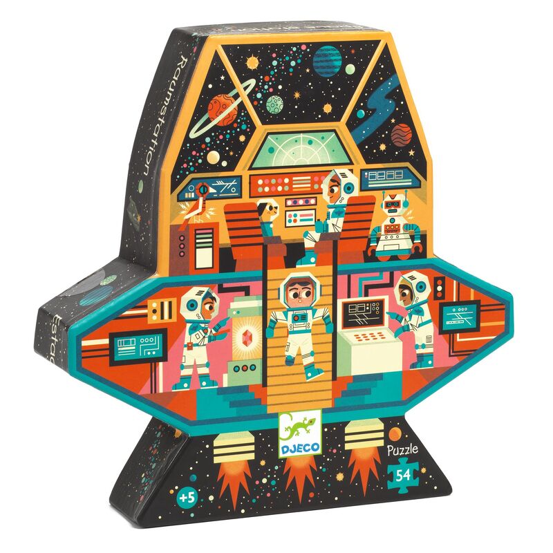 Space Station 54 piece Silhouette Puzzle