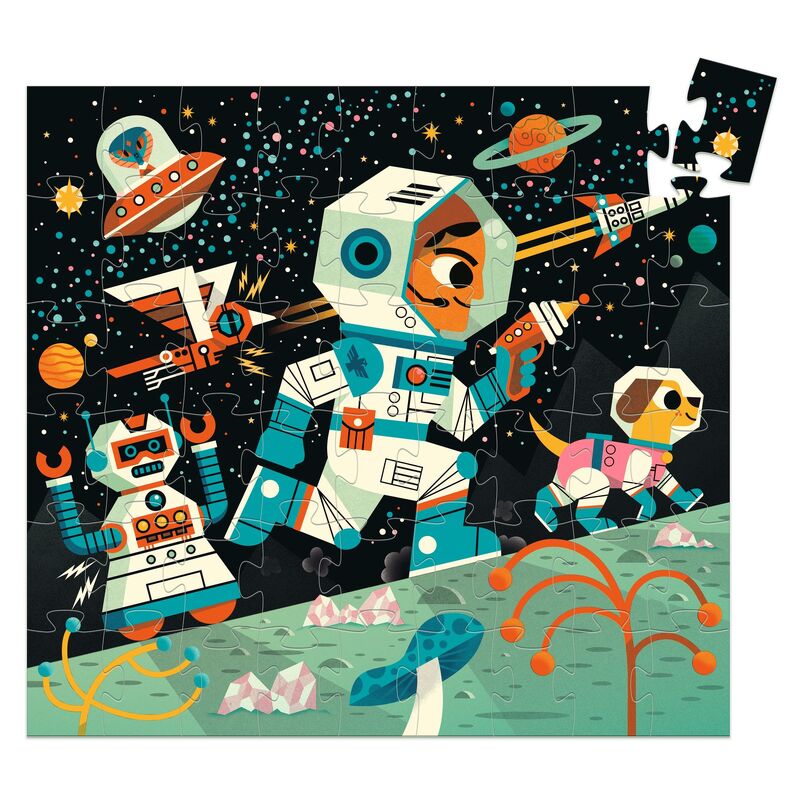 Space Station 54 piece Silhouette Puzzle