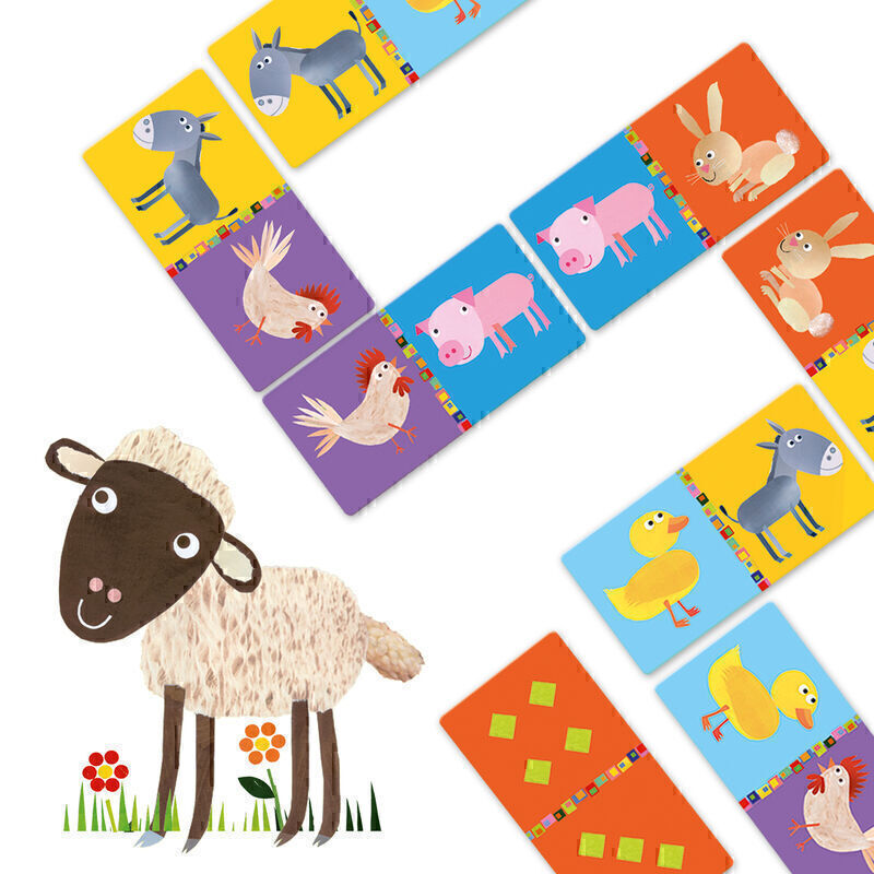 30 piece Farm Domino Game