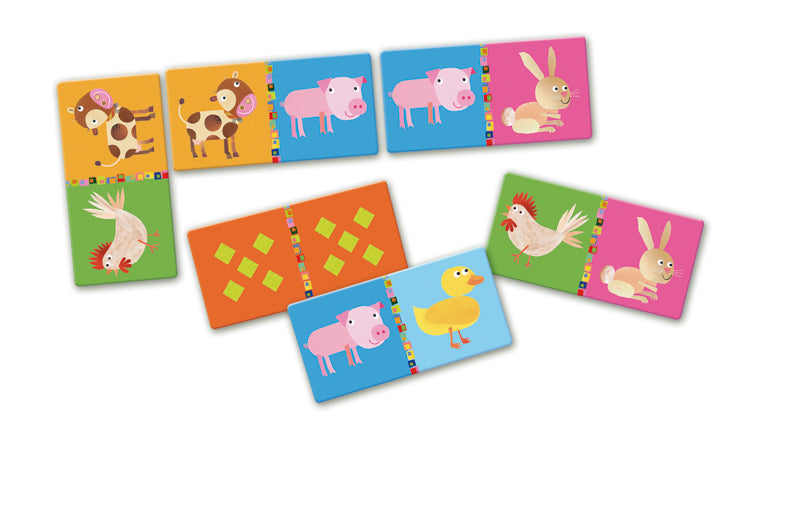 30 piece Farm Domino Game