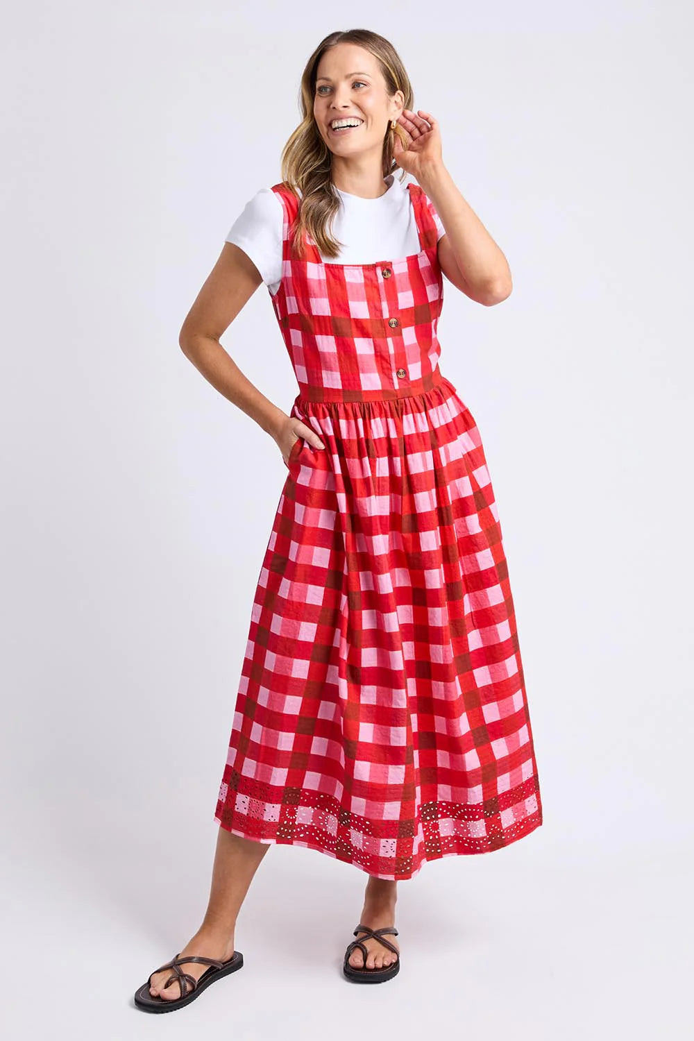 Edin Dress - Poppy Check