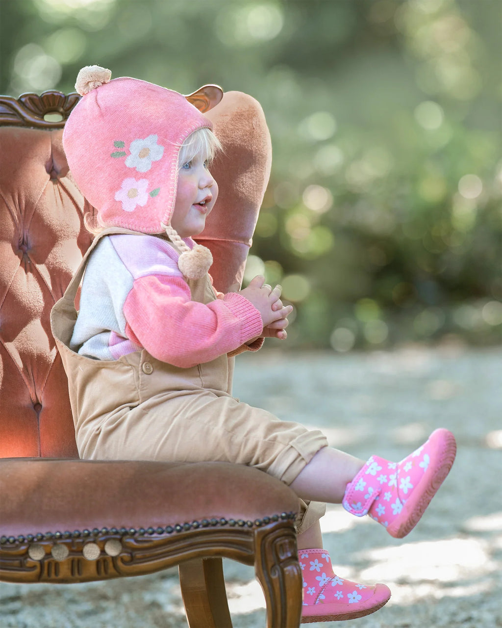 Organic Earmuff Mystical Beanie - Rosie Posie