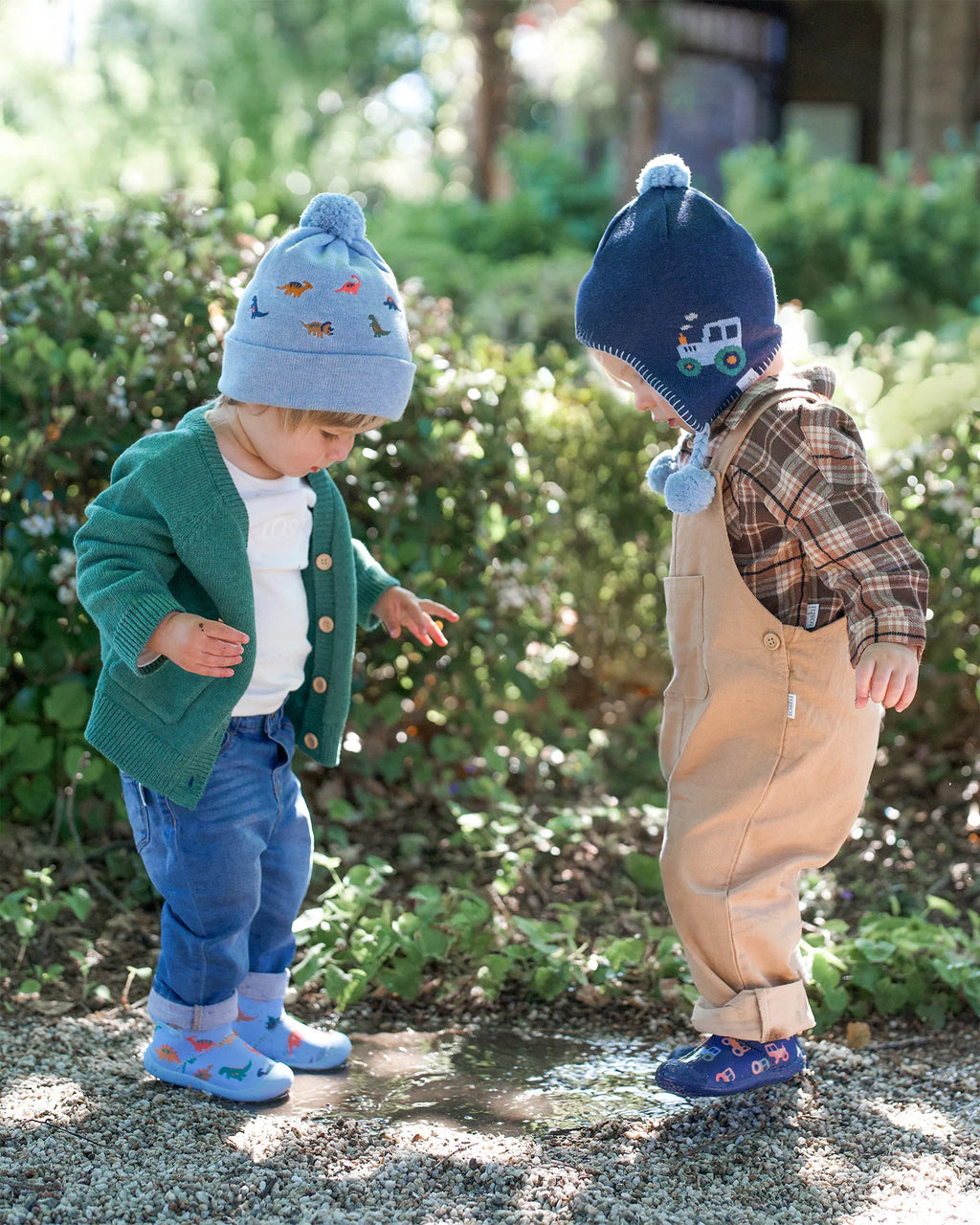 Organic Earmuff Mystical Beanie - Tiny Tractors