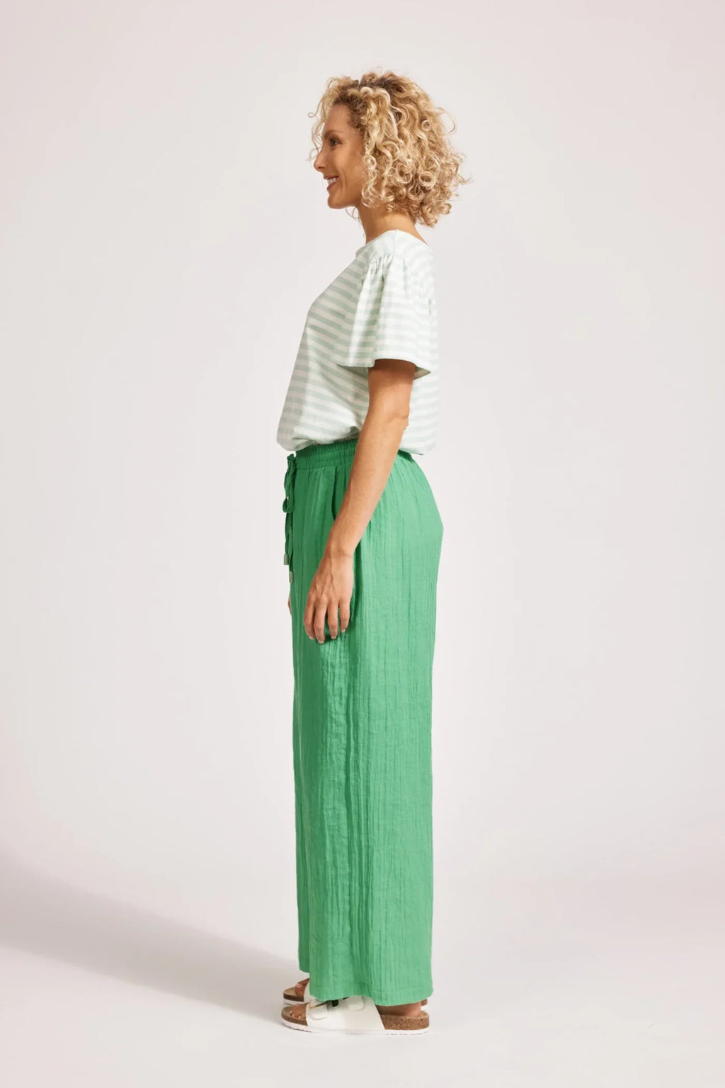 Orsula Crop Pant | Jade