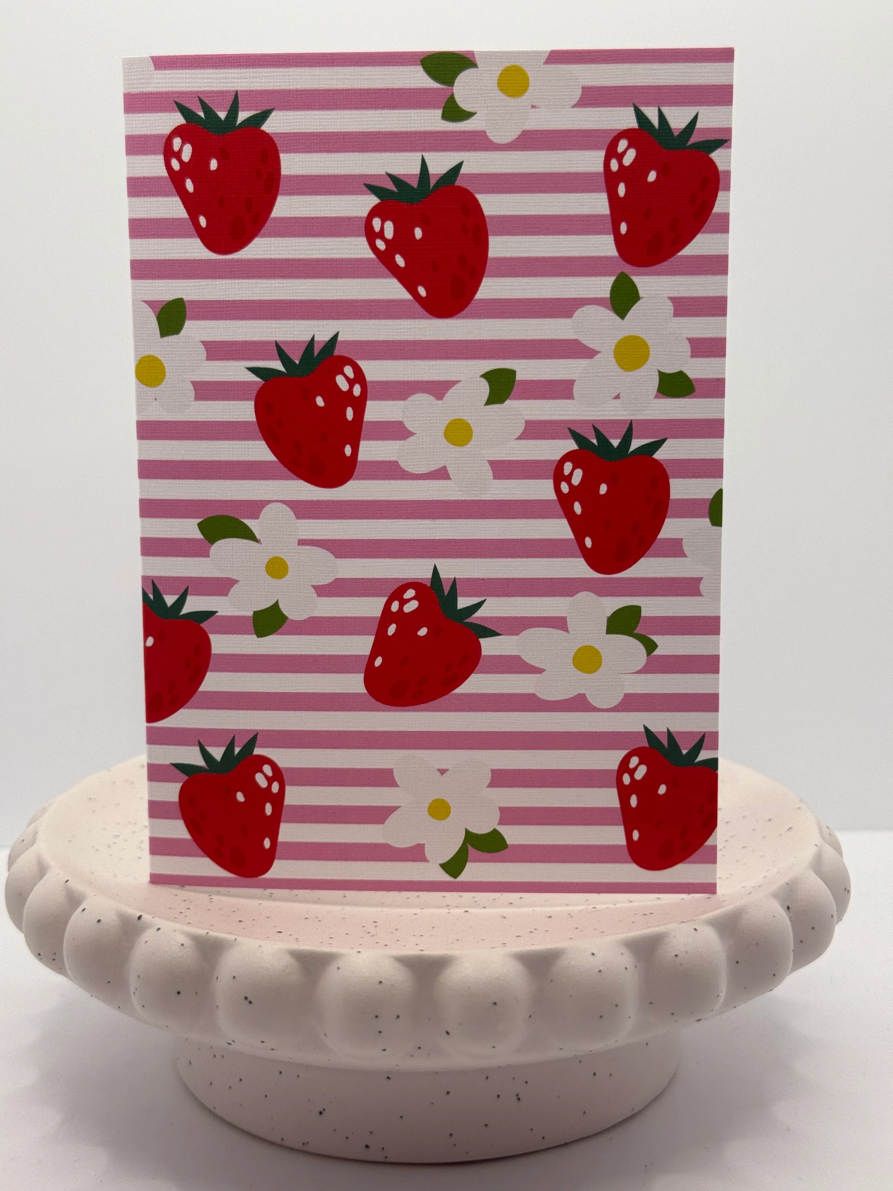 Heartfelt Strawberry Blooms Card