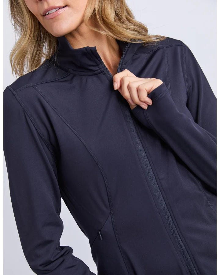 Freedom Zip Through Jacket - Midnight