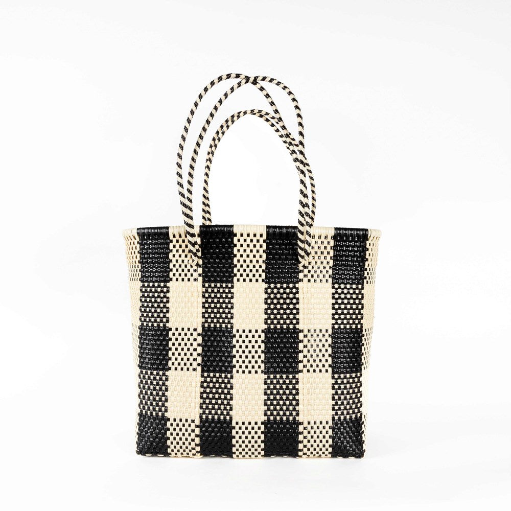 Grazia Large Double Handle Basket | Black