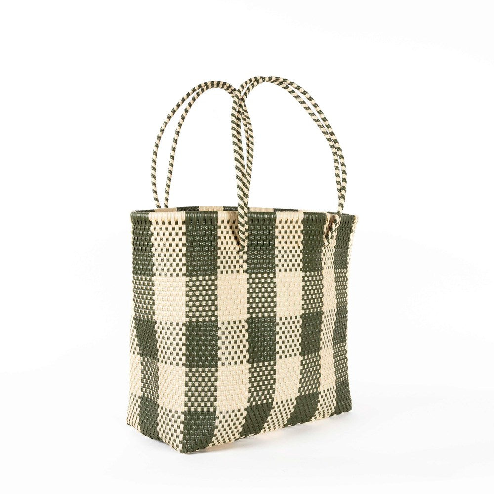 Grazia Large Double Handle Basket | Khaki