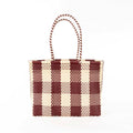 Grazia Medium Basket | Bordeaux