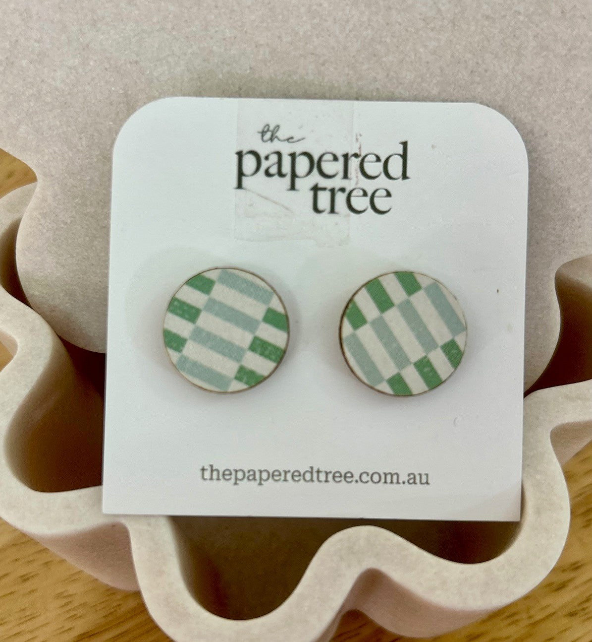 Everyday Studs - Green Tile
