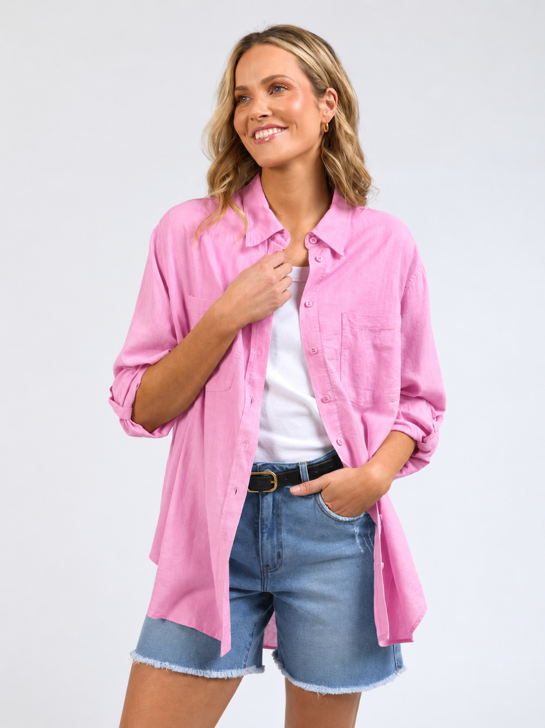 Carrie Shirt - Fuschia