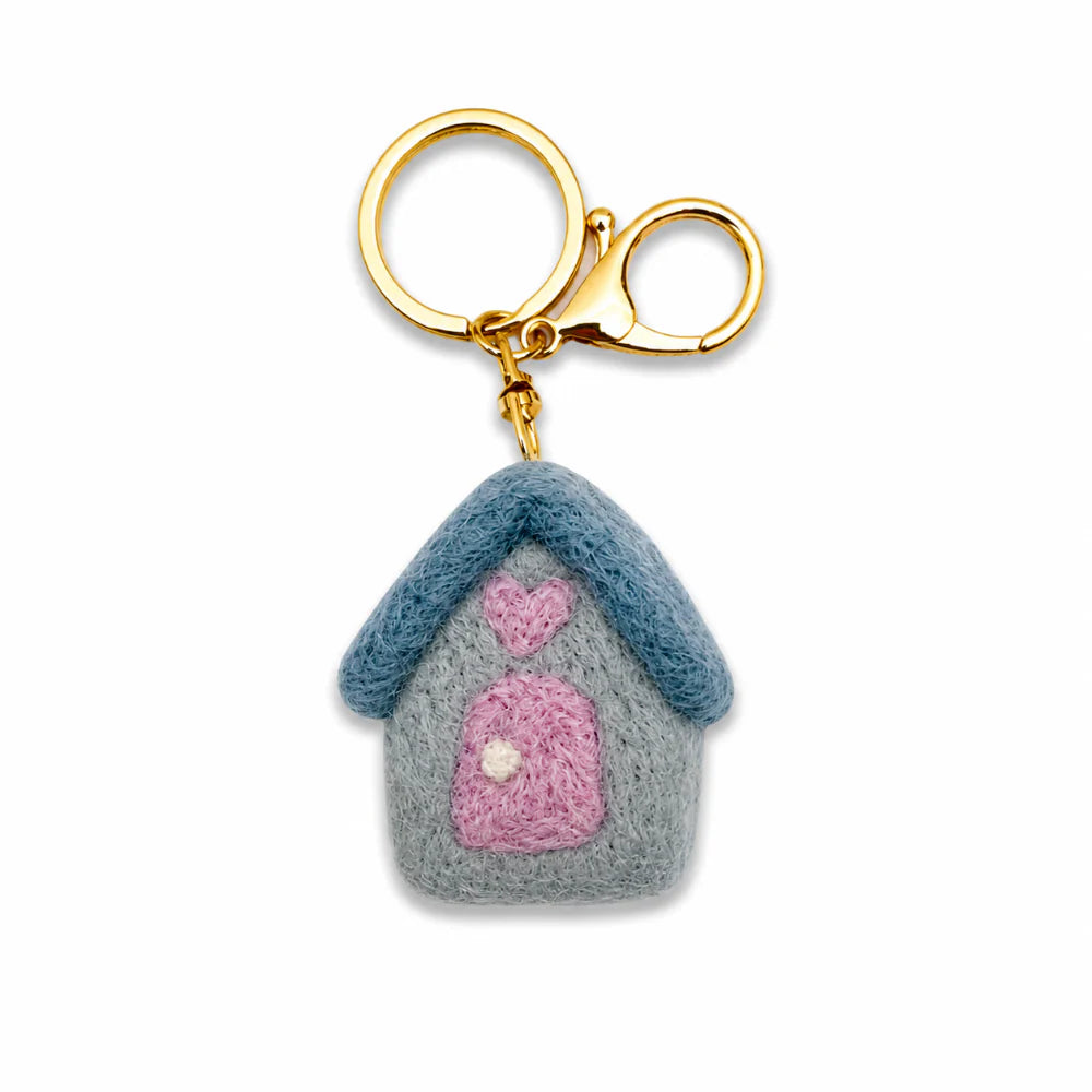 Felt House Keychain | Bag Charm