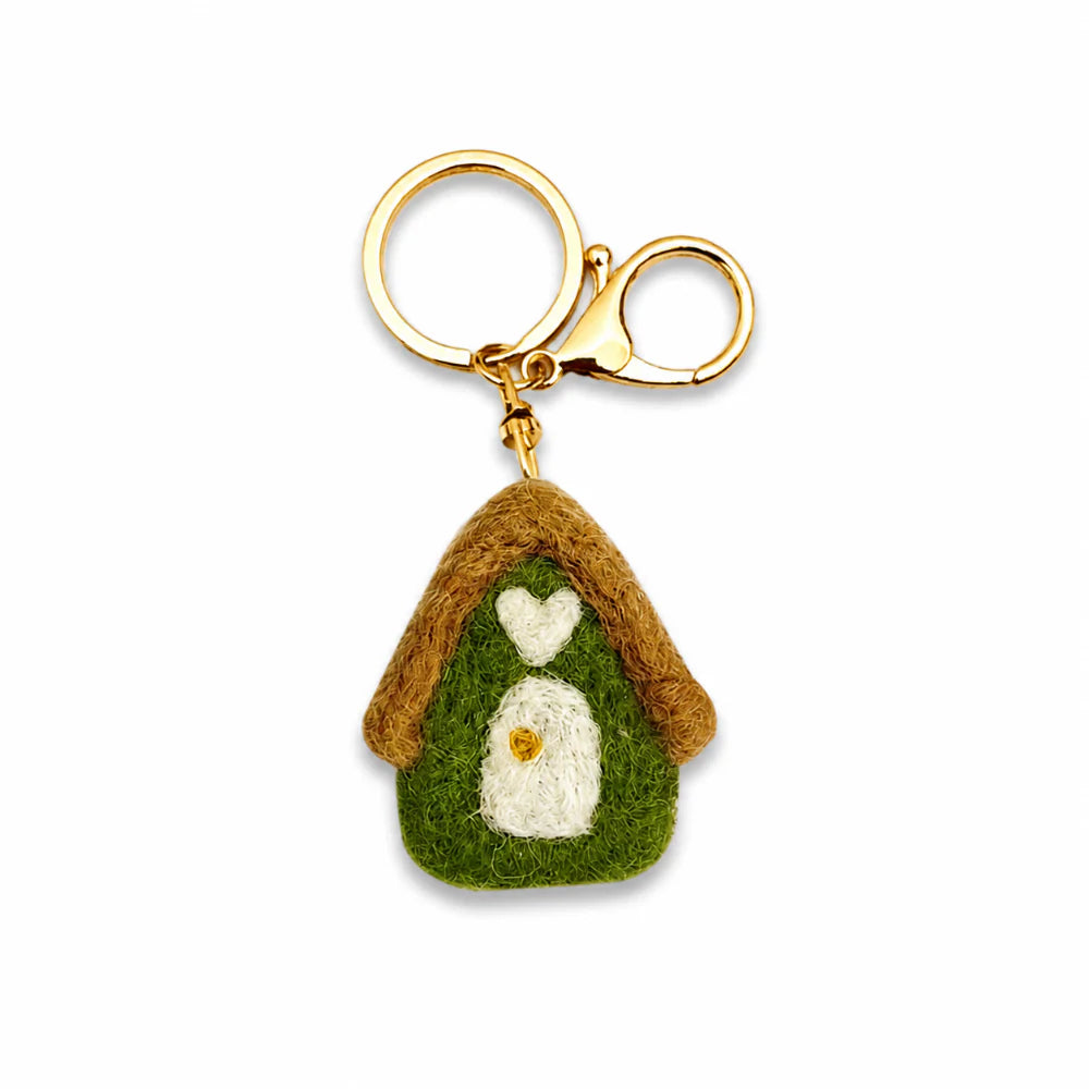 Felt House Keychain | Bag Charm