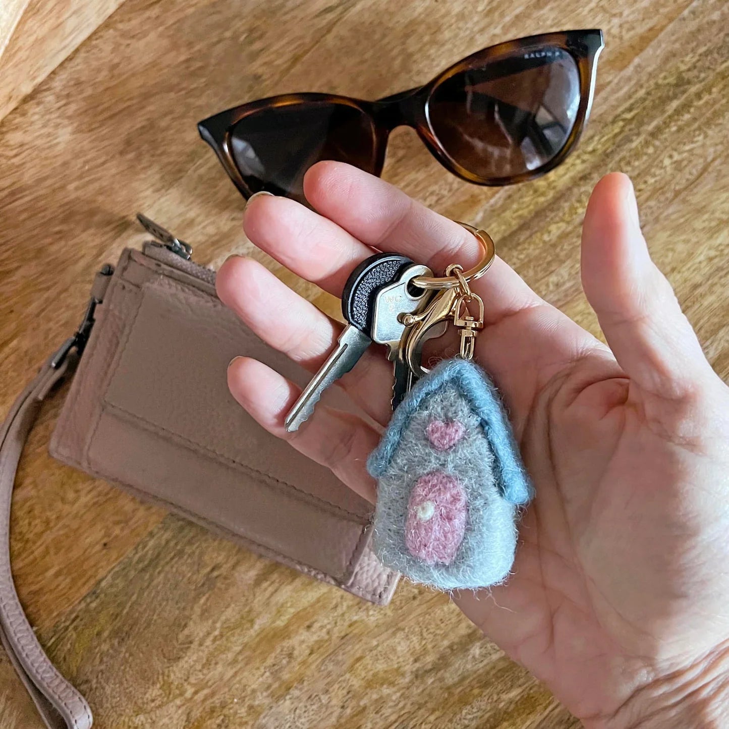 Felt House Keychain | Bag Charm
