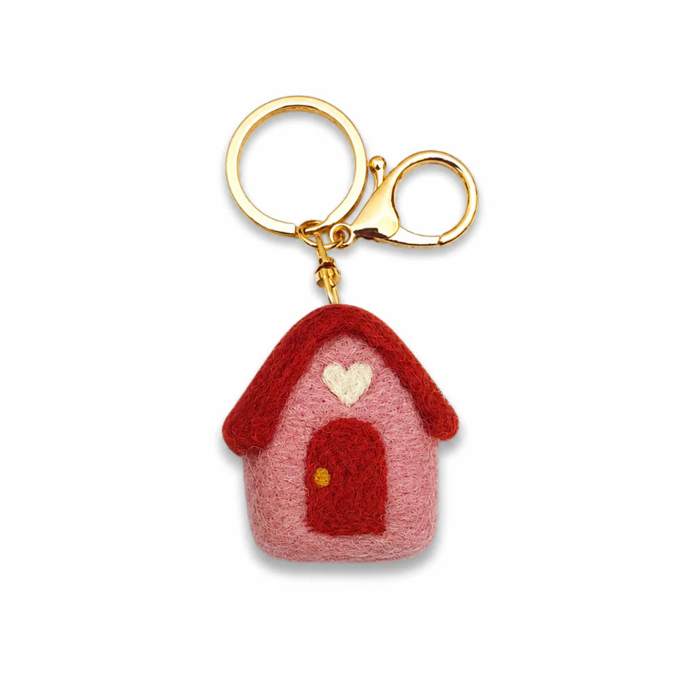 Felt House Keychain | Bag Charm