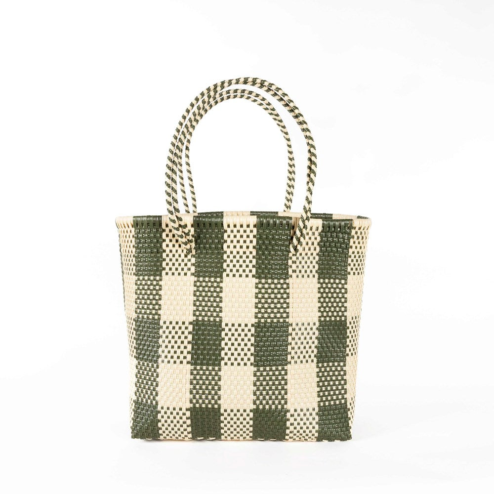 Grazia Large Double Handle Basket | Khaki